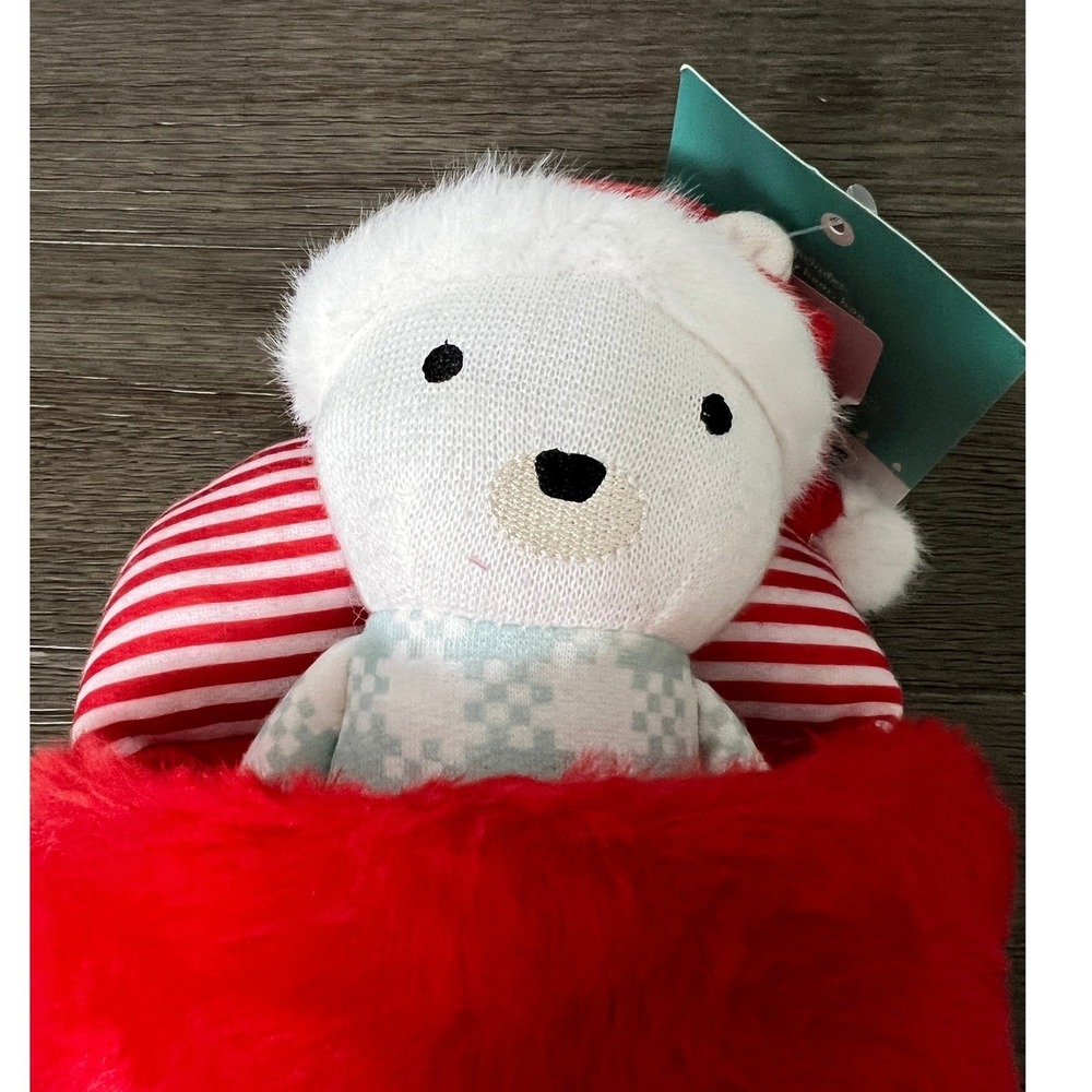 Pillowfort Polar Bear Mini Plush with Sleeping Bag Kids‎ Christmas Toy